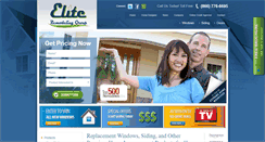 Desktop Screenshot of elitewindowsandsiding.com